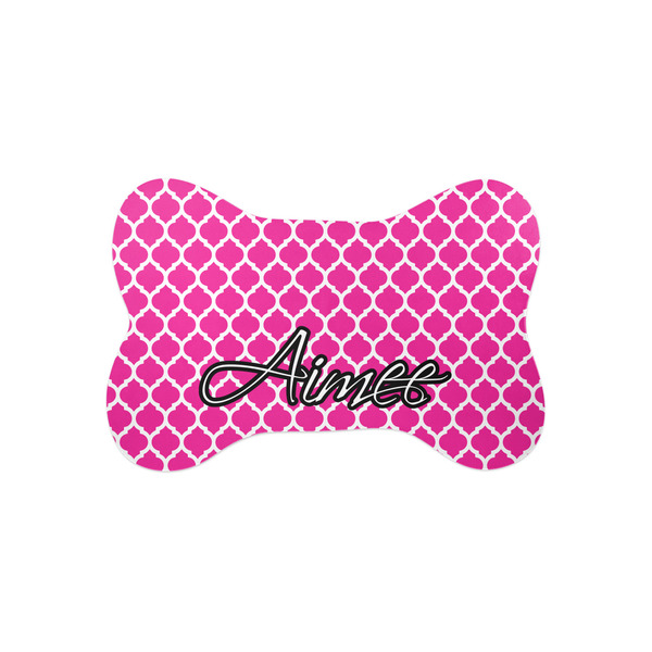 Custom Moroccan Bone Shaped Dog Food Mat (Small) (Personalized)