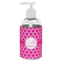 Moroccan Plastic Soap / Lotion Dispenser (8 oz - Small - White) (Personalized)