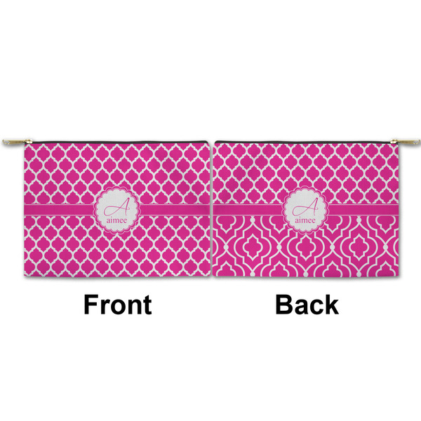 Moroccan Small Zipper Pouch Approval (Front and Back)