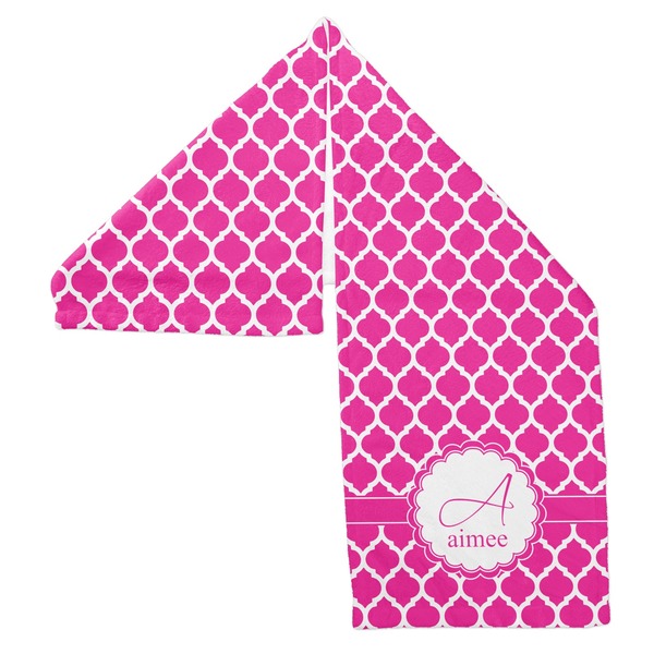 Moroccan Sports Towel Folded - Both Sides Showing