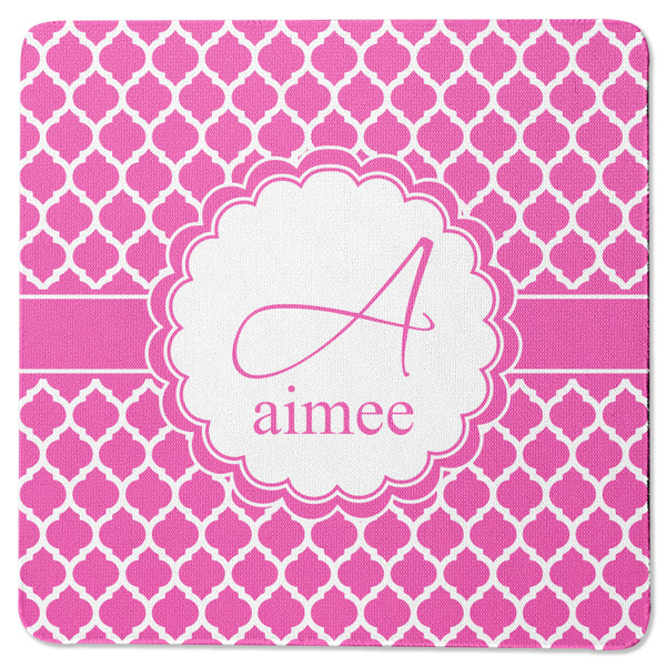 Moroccan Square Coaster Rubber Back - Single