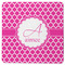 Moroccan Square Rubber Backed Coaster (Personalized)