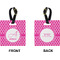 Moroccan Square Luggage Tag (Front + Back)