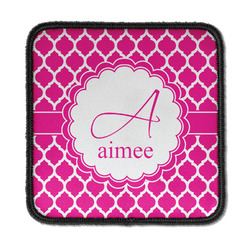 Moroccan Iron On Square Patch w/ Name and Initial