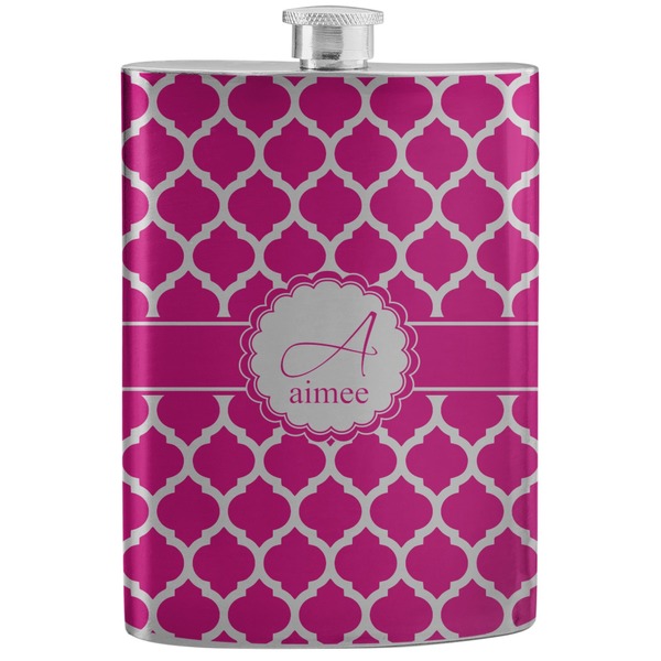 Custom Moroccan Stainless Steel Flask (Personalized)