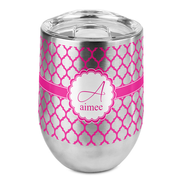 Custom Moroccan Stemless Wine Tumbler - Full Print (Personalized)
