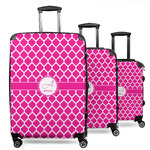 Moroccan 3 Piece Luggage Set - 20" Carry On, 24" Medium Checked, 28" Large Checked (Personalized)