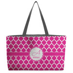 Moroccan Beach Totes Bag - w/ Black Handles (Personalized)