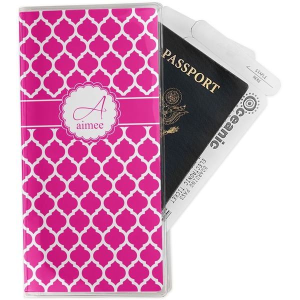 Custom Moroccan Travel Document Holder