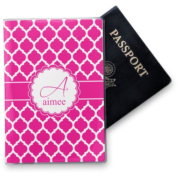 Custom Moroccan Vinyl Passport Holder (Personalized)