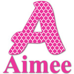 Moroccan Name & Initial Decal - Up to 18"x18" (Personalized)