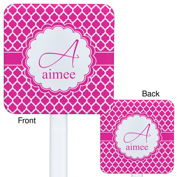 Moroccan White Plastic Stir Stick - Double Sided - Approval