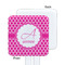 Moroccan White Plastic Stir Stick - Single Sided - Square - Approval