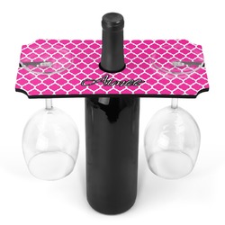 Moroccan Wine Bottle & Glass Holder (Personalized)