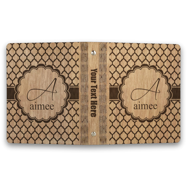 Moroccan Wood 3-Ring Binders - 1" Half-Letter - Approval