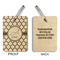 Moroccan Wood Luggage Tags - Rectangle - Approval