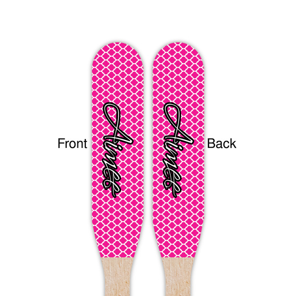 Moroccan Wooden Food Pick - Paddle - Double Sided - Front & Back