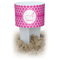 Moroccan White Beach Spiker Drink Holder (Personalized)