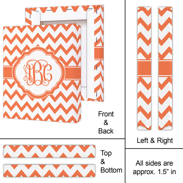 Chevron 11x14 - Canvas Print - Approval