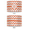 Chevron 12" Drum Lampshade - APPROVAL (Poly Film)