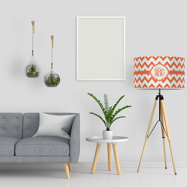 Chevron 12" Drum Lampshade - LIFESTYLE