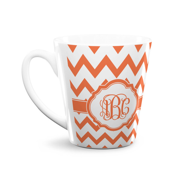 Chevron 12 Oz Latte Mug - Front