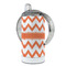 Chevron 12 oz Stainless Steel Sippy Cups - FULL (back angle)