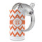 Chevron 12 oz Stainless Steel Sippy Cups - Top Off