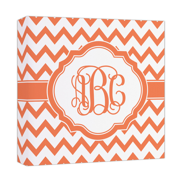 Custom Chevron Canvas Print - 12x12 (Personalized)