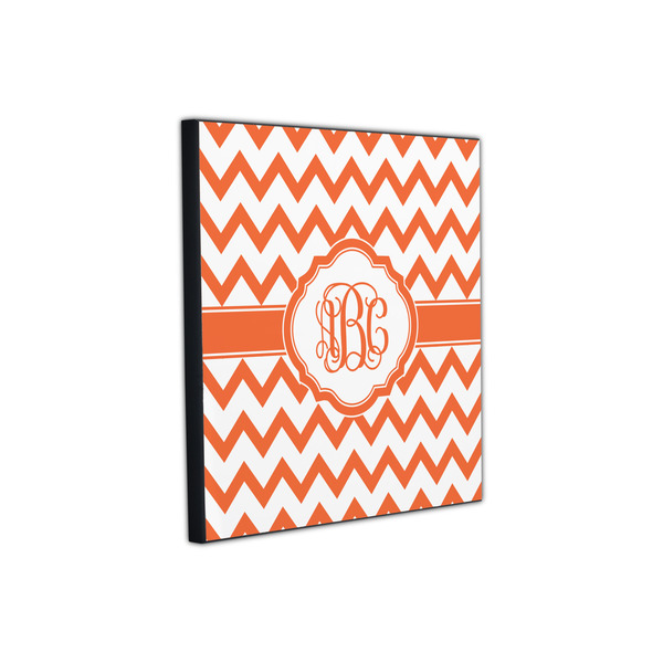 Chevron 12x12 Wood Print - Angle View