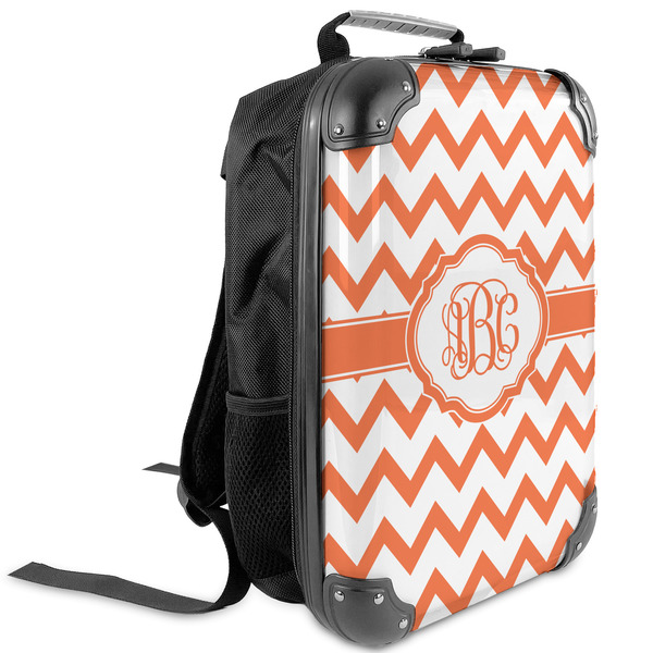 Custom Chevron Kids Hard Shell Backpack (Personalized)