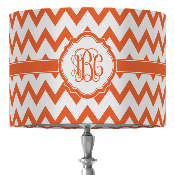 Custom Chevron 16" Drum Lamp Shade - Fabric (Personalized)