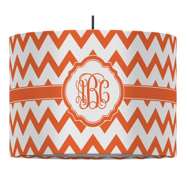 Custom Chevron Drum Pendant Lamp (Personalized)