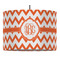 Chevron Drum Pendant Lamp (Personalized)