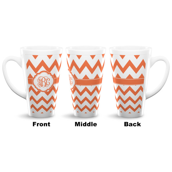Chevron 16 Oz Latte Mug - Approval
