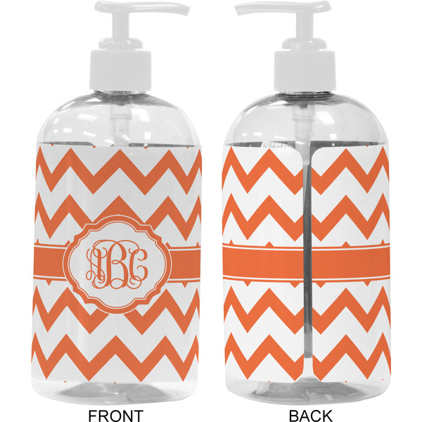 Chevron 16 oz Plastic Liquid Dispenser- Approval- White