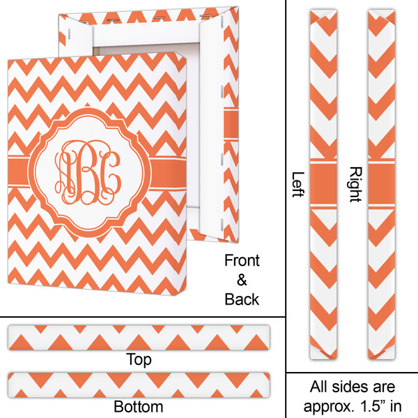 Chevron 16x20 - Canvas Print - Approval