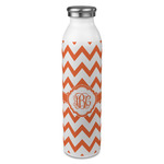 Chevron 20oz Stainless Steel Water Bottle - Full Print (Personalized)