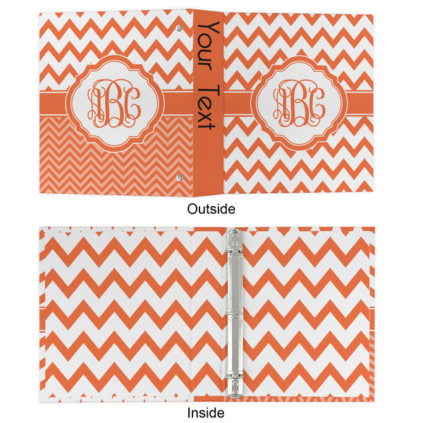 Chevron 3 Ring Binders - Full Wrap - 1" - APPROVAL