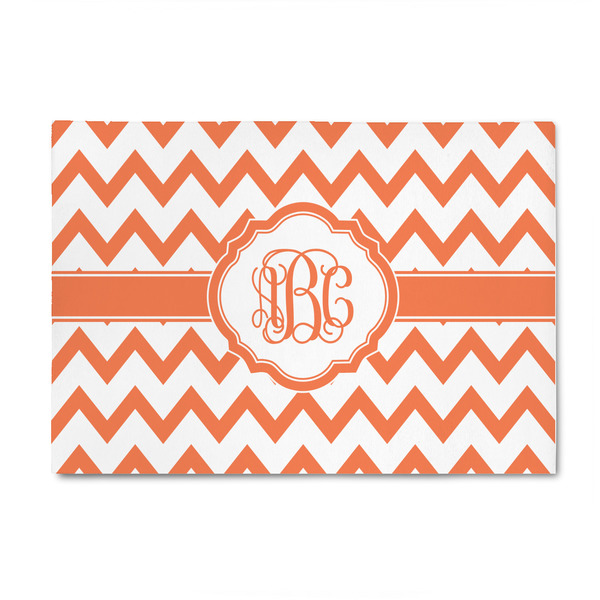 Custom Chevron 4' x 6' Indoor Area Rug (Personalized)