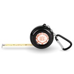 Chevron Pocket Tape Measure - 6 Ft w/ Carabiner Clip (Personalized)