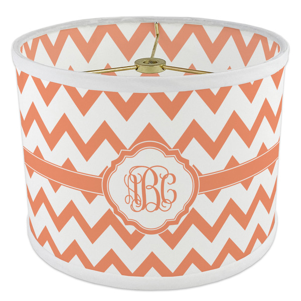 Chevron 8" Drum Lampshade - ANGLE Poly-Film