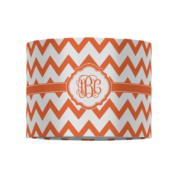 Chevron 8" Drum Lampshade - FRONT (Fabric)