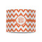 Chevron 8" Drum Lampshade - FRONT (Poly Film)