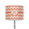 Chevron 8" Drum Lampshade - ON STAND (Poly Film)