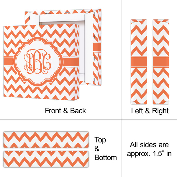 Chevron 8x8 - Canvas Print - Approval