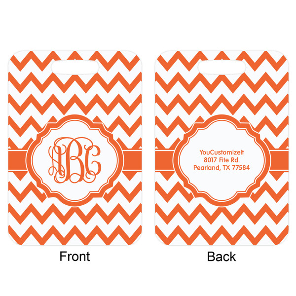 Chevron Aluminum Luggage Tag (Front + Back)