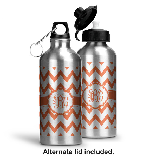 Chevron Aluminum Water Bottle - Alternate lid options