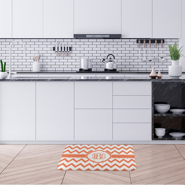 Chevron Anti-Fatigue Kitchen Mats - LIFESTYLE