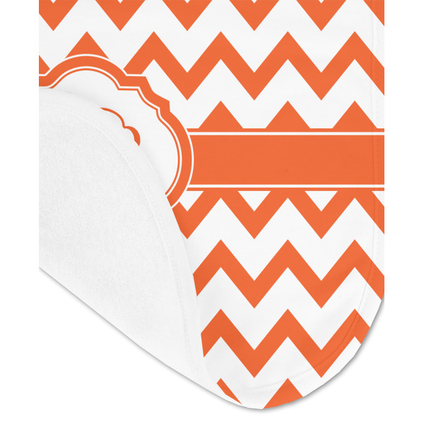 Chevron Baby Bib - AFT detail